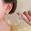 Bông Tai Hoa Ngọc Trai Dopamine Nữ 2025 Nhẹ Sang Trọng Bông Tai Cao Cấp Thích Hợp Cho Bầu Trời Phóng Đại Bông Tai 5.11