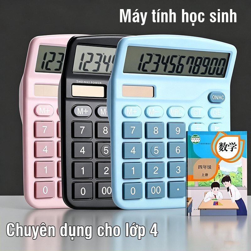 Máy Tính Cầm Tay Máy Tính Bỏ Túi Văn Phòng Phẩm Học Sinh Giá Tốt Kế Toán Phím Bấm Nhạy Năng Lượng Mặt Trời Thời Trang