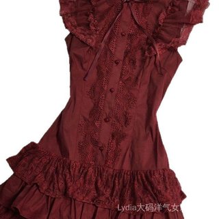 <![CDATA[Ｊｕｍｐｓｕｉｔ Ｖáｙ Ｂánh Phong Cách Tây Âu Retro Ren - Size Lớn]]>