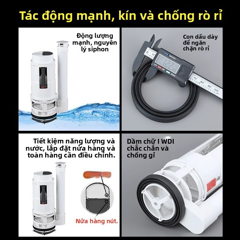 Phụ kiện bồn cầu van đầu vào/xả nước kiểu cũ đa năng K3XR