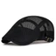 Mũ nam NKSFX Beret, Mũ Newsboy ngoài trời mùa xuân hè, Lưới có thể điều chỉnh thông thường Mũ chuyển tiếp thoáng khí Flat Gorras