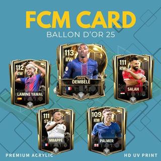 GANTUNGAN KUNCI FC MOBILE PLAYER CARD CUSTOM Akrilik 3mm KEYCHAIN GANCI Acrylic