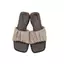 TT Mũi Vuông Xếp Ly Flip-Flops Nữ Mùa Hè 2026 Phong Cách Mới Nêm Gót Đế Dày Dép Đi Biển Phù Hợp Với