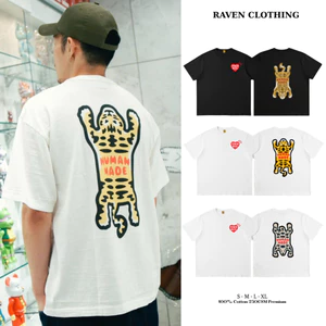 Áo Thun Họa Tiết Da Báo Human Made - 100% Cotton 250GSM Nam Nữ Form Oversize