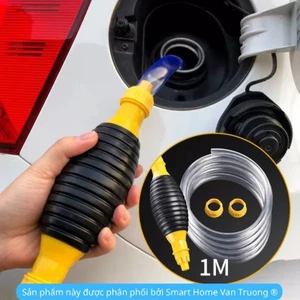 Dụng cụ bơm hút sang chiết xăng dầu rượu nước chất lỏng bóp tay - Ống hút nước bể cá thủy sinh nước