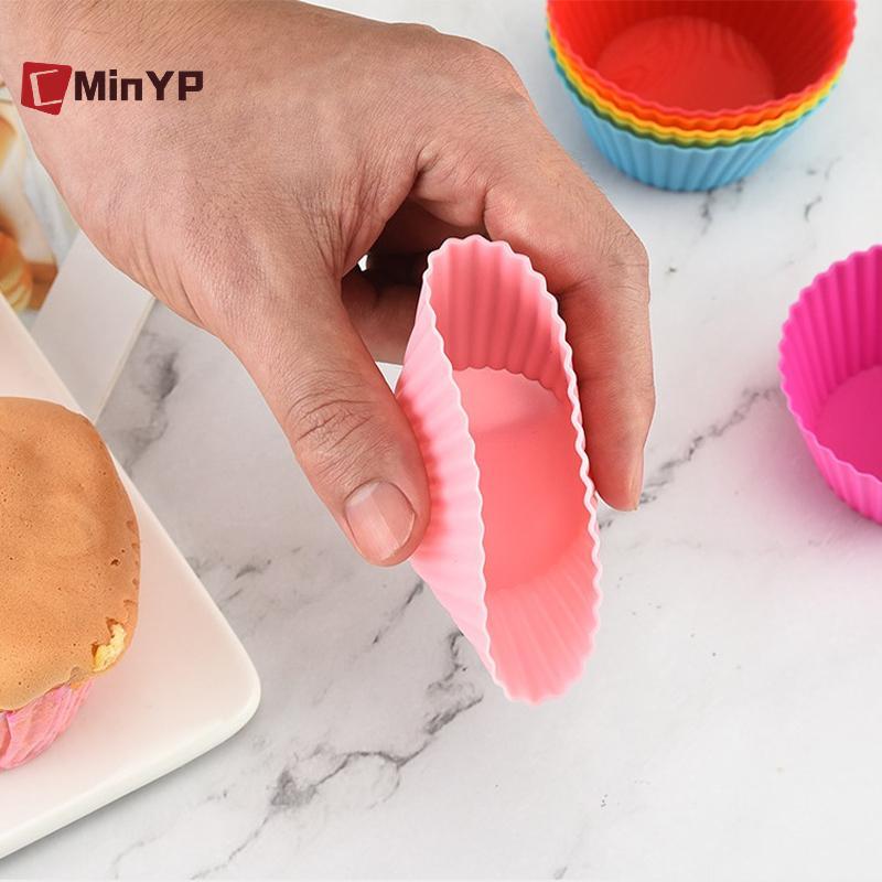 CMinYP 3 Chiếc Bento Chia Cốc Dễ Dàng Làm Sạch Khuôn Bánh Có Thể Tái Sử Dụng Khuôn Món Tráng Miệng Sushi Phụ Kiện Bảo Quản Riêng Biệt Thực Phẩm Hộp Cơm Trưa Lót Vinh Quang