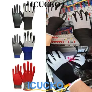 Găng tay cách nhiệt màn hình cảm ứng ICUCKO, Găng tay cách điện siêu mỏng chống dầu, Dụng cụ gia đình chống đâm thủng Điện áp chịu được 400V / 500V Găng tay an toàn làm việc Điện