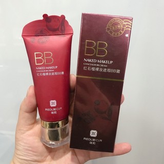 Ruili BB Cream Đỏ Lựu Trang Điểm Khỏa Thân, Che Khuyết, Dưỡng Ẩm, Kiểm Soát Dầu, Chống Mất Nước 26.4.27 7YRX