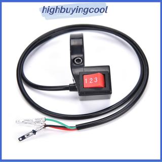 HCVN 22mm 3 Tốc Độ Mô-đun Công Tắc Xe Tay Ga Xe Đạp Điện Xe Đạp Tốc Độ Dịch Chuyển Công Tắc Xe Đạp Điện Mới HOT