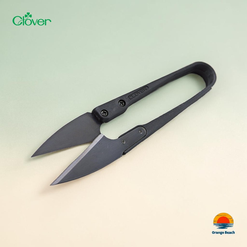 Clover Thread Scissors Keo Cat Chi Nhat Ban/Loi Den&Loi Bac/Cán Soi Thuy Tinh/Bao Bao Ve Kem