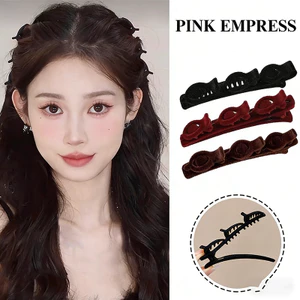 Kẹp Tóc Kiểu Dệt Len Phong Cách Hàn Nhật, Kẹp Lược Chống Trượt Tạo độ Bồng Bềnh Tóc, Dễ Phối đồ Hàng Ngày Nữ Công Sở