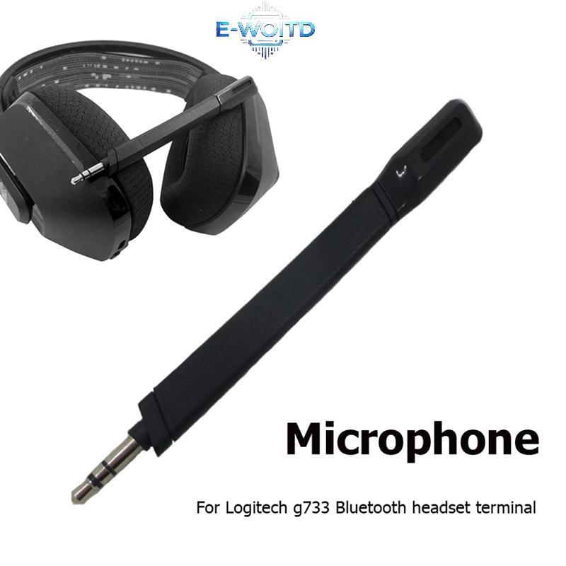 E-WOITD 3.5mm Mic Tai nghe trò chơi thay thế Micrô cho Logitech G733 Tai nghe Lightspeed Mic có bộ lọc giọng nói E-WOITD