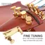 Toyuvn HUIOP 4 Bộ điều chỉnh dây bằng hợp kim vàng Bộ điều chỉnh dây cho 3/4 4/ Violin với độ bền và độ ổn định vượt trội Hình thức rất đặc biệt Dễ lắp đặt Bộ phụ tùng thay thế
