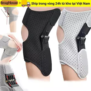Thiết bị hỗ trợ đầu gối SNUGHOUSE, Bộ tăng cường bảo vệ đầu gối thoáng khí có thể điều chỉnh, với lò xo phục hồi mạnh mẽ Nẹp đầu gối chống trượt