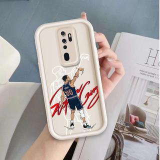 Ốp Cho OPPO A9 2020 A5 2020 A11 Vỏ Điện Thoại Mềm Silicon Hoạt Hình TPU Bóng Rổ Cà Ri Mắt Thiên Thần Ốp Lưng Chống Sốc