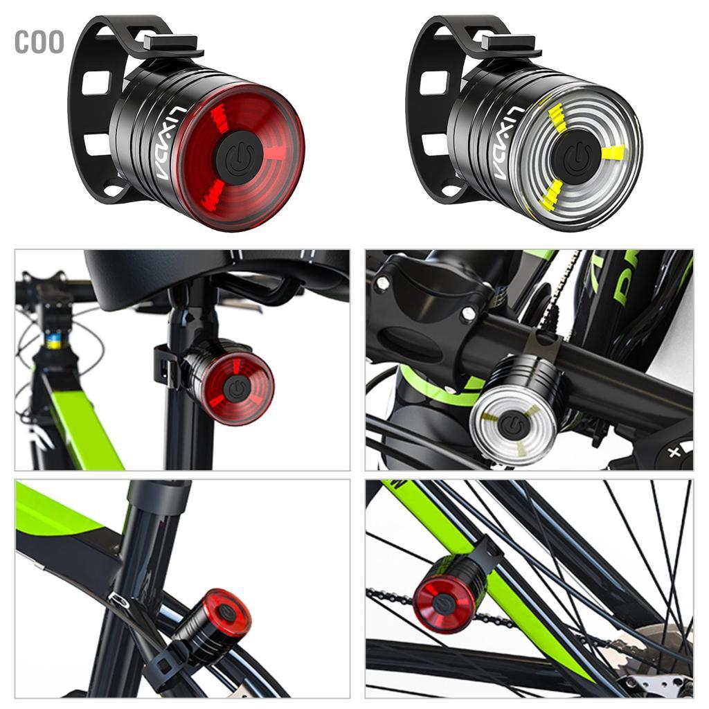 Coo Coo Bike Tail Light LED Xe đạp Chu kỳ phía sau Cảnh báo đèn hậu ban đêm an toàn