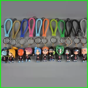 HT3 Naruto Hình Móc Khóa PVC Anime Đồ Chơi Mô Hình Akatsuki Itachi Móc Khóa Túi Mặt Dây Chuyền Móc Chìa Khóa Quà Tặng TH3