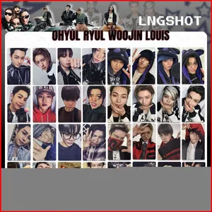 SQ3 4 Cái / bộ LNGSHOT Ohyul LOMO Card EP 1st Album SHOT CALLERS Bưu Thiếp Bộ Sưu Tập Ngôi Sao Ngoại Vi QS3