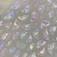 Làm móng tay cao cấp Vỏ giao hưởng Bướm Aurora Sticker Fairy Clear Nail Pure Desire Dính