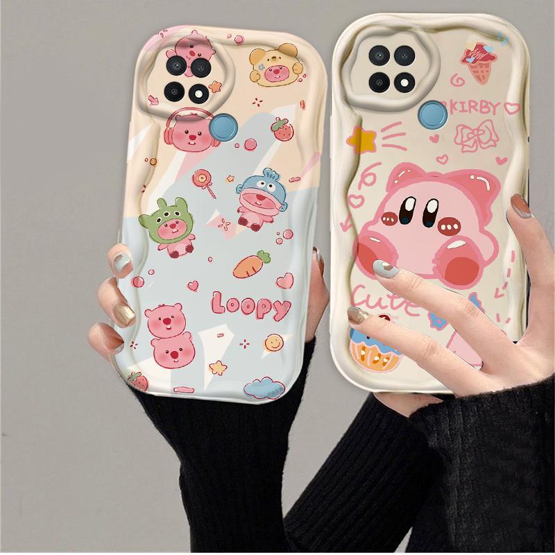 Thích hợp cho OPPO A15 A15S A35 3D Girls Soft TPU Loopy Kirby Vỏ điện thoại chống sốc
