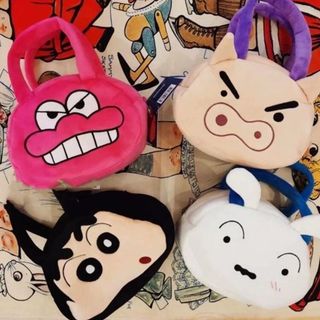Crayon Shin-Chan Túi Xách Đa Phong Cách Hoạt Hình Hàng Hóa Phong Cách Mới Sang Trọng Mỹ Phẩm Dễ Thương Lưu Trữ Điện Thoại Di Động Túi Nhỏ