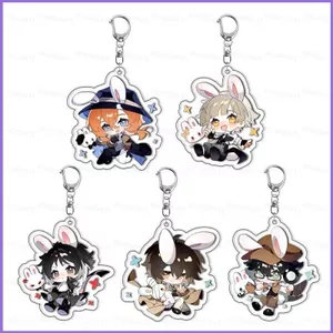SQ11 BUNGO STRAY DOGS Dazai Osamu acylic móc khóa móc khóa túi mặt dây chuyền