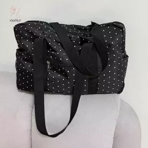 Túi đeo vai đơn giản hợp thời trang HNKMP Túi Tote du lịch dung tích lớn Túi xách vải thông thường Túi đa năng thời trang dành cho nữ Quà tặng.