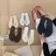 TT Roman Flat Strap Flip-Flops Nữ Mùa Hè 2026 Phong Cách Mới Dép Lật Dép Dép Tất Cả