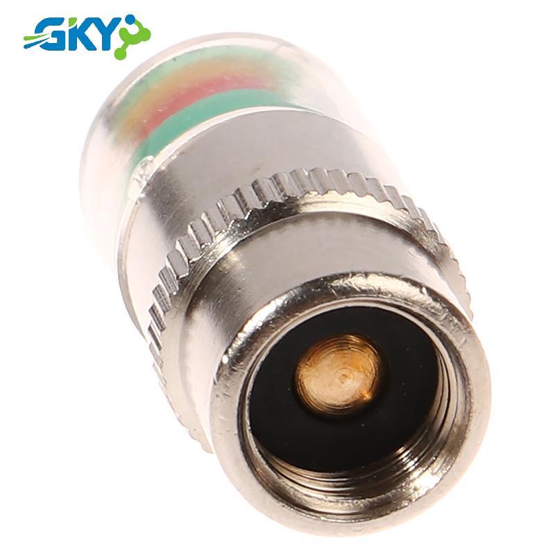 GKY 2 / 4 Chiếc Ô Tô Đo Áp Suất Lốp Xe Chỉ Báo Phát Hiện Van Bên Ngoài Loại Đa Năng Cảnh Báo Giám Sát Nắp Van Cảm Biến GKY