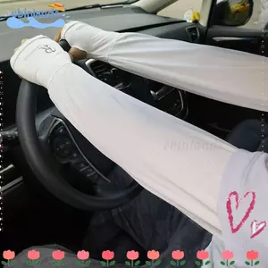 Vỏ bọc cánh tay chống tia cực tím EBINLANDS, Kem chống nắng Ice Silk Tay áo chống nắng, Bảo vệ cánh tay phóng to mùa hè