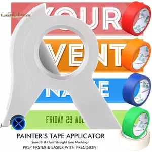 TRTR Painter Masking Tape Applicator Máy phân phối sàn treo tường Công cụ niêm phong cho 1.88-2 "X 60 Yard Băng tiêu chuẩn VN