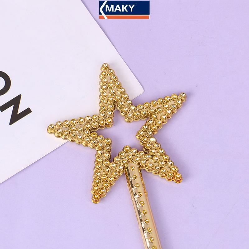 MAKY 1 Cây Đũa Phép Cổ Tích Ngôi Sao Thiên Thần Phép Thuật Cây Đũa Phép Ngôi Sao Năm Cánh Công Chúa Magic Fairy Cane VN