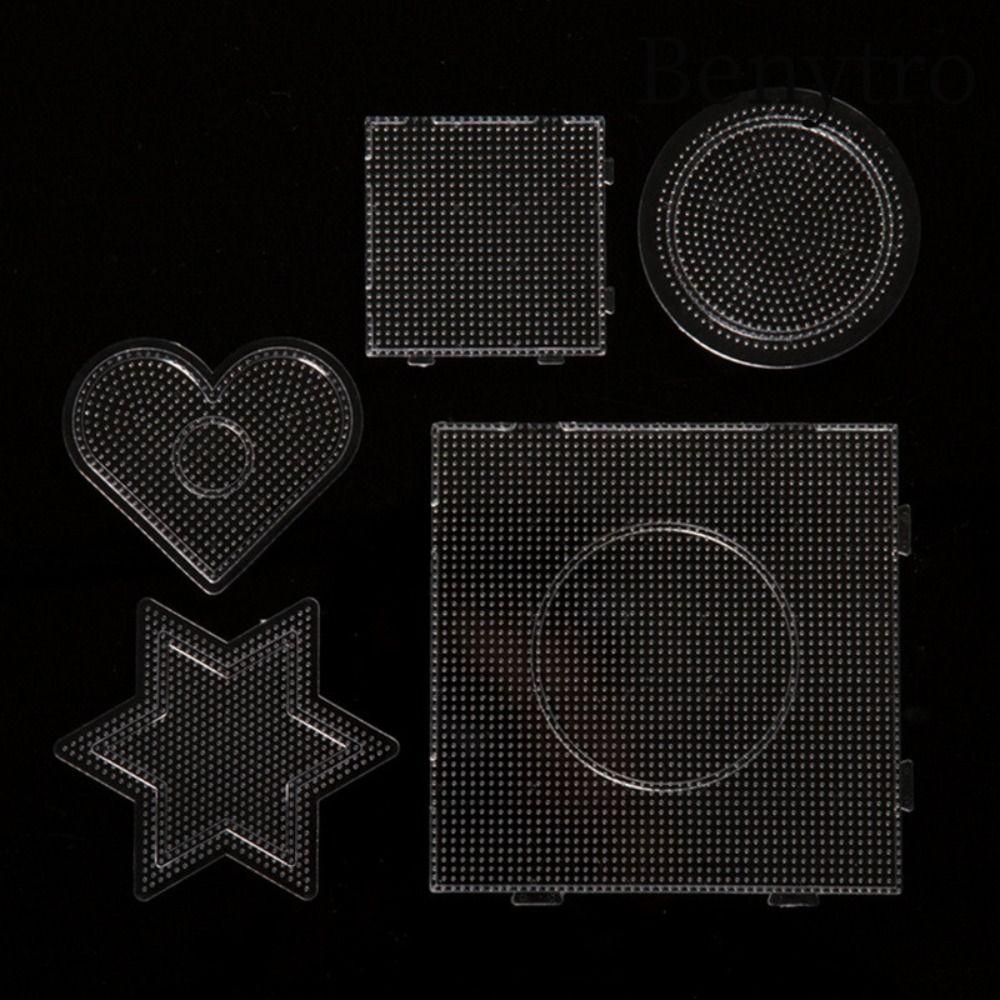 BENTTRO 2.6mm Bảng đậu, Đồ thủ công Trang trí thủ công Mẫu hạt Perler chất lượng cao, cụ hạt Hama sáng tạo chịu nhiệt DIY Làm câu đố DIY Pegboard Thủ công