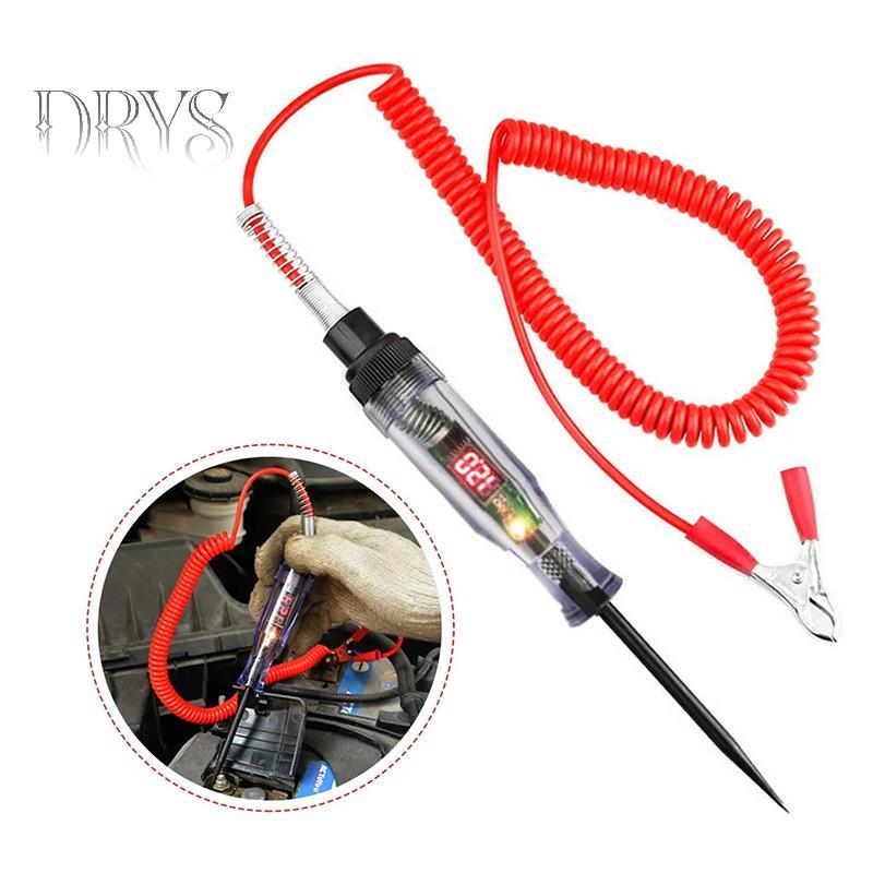 (TFT) Máy kiểm tra mạch điện áp Tru Sửa chữa tự động 6V / 12V / 24V Máy kiểm tra mạch ô tô Kiểm tra cao cấp Bút thăm dò bóng đèn Công cụ chẩn đoán bóng đèn MỚI