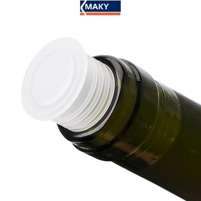MAKY 10 Chiếc Chai Thủy Tinh Tiết Kiệm Cắm Barware Nhà Đỏ Nắp Chai Nút Chặn VN