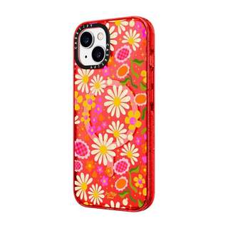 CASECASE X Nhiều Màu Sắc Hoa Cúc Cam / Đỏ / Perri Tím Kẹo Bộ Sưu Tập Màu Sắc Trong Suốt Cứng Từ Tính Hút Tác Động Dành Cho Apple IPhone 13 14 15 16 17Pro Max Plus Có Hộp