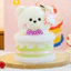 Dễ Thương Mới Bánh việt quất Sang Trọng Mặt Dây Chuyền Mô Phỏng Gấu Bánh Túi Phụ Kiện Búp Bê Vui Vẻ Búp Bê AEB2