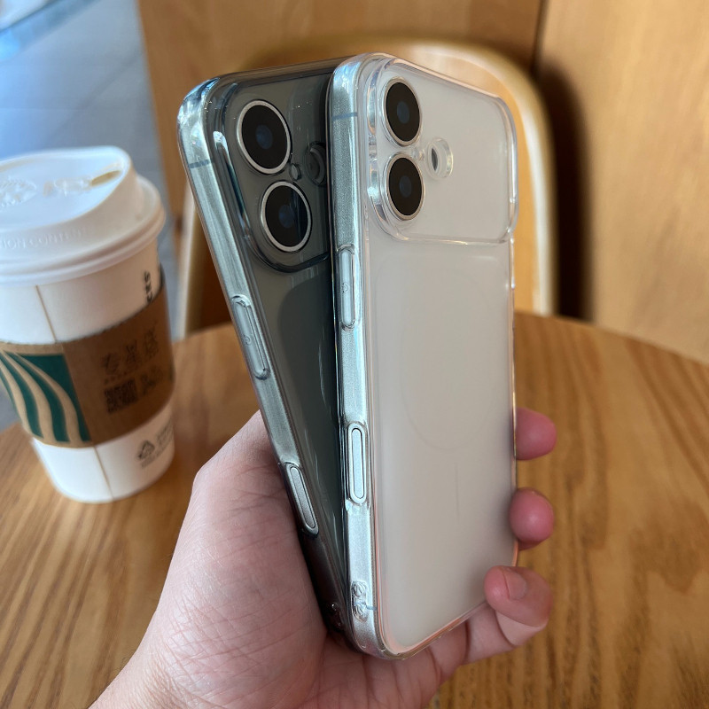 Ốp Lưng Trong Suốt Hồng Cho IPhone 17 16 15 14 13 12 Pro Max Từ Tính Chống Sốc Bảo Vệ Camera Thời Trang đẹp Mắt | BigBuy360 - bigbuy360.vn