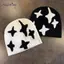 AqToCna Y2K In Mũ Dệt Kim Thu Đông Phố Mới Unisex Ấm Cá Nhân Đa Năng Thời Trang Niche Beanies AqToCna