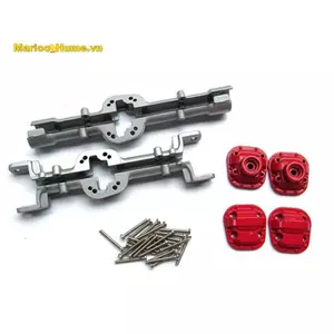 Kim Loại Phía Trước Và Phía Sau Cầu Trục Nhà Ở Dành Cho MN D90 D91 MN99 MN99S 1 / 12 RC Xe Nâng Cấp Phần Phụ Kiện