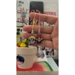 Dây treo điện thoại/phonestrap NARUTO mica acrylic dây móc khóa tiện lợi xinh xắn