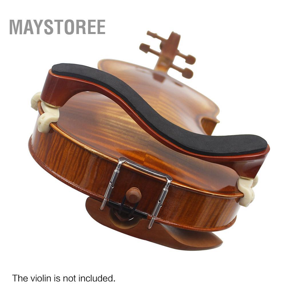Maystoree Bộ phận tựa vai đàn violon Phụ kiện gỗ có đệm mềm cho kích thước 4/4 3/4