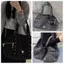 Túi Tote chấm bi GUSTAVA, Túi đeo vai nữ hợp thời trang thông thường, Túi đựng công suất lớn chấm bi