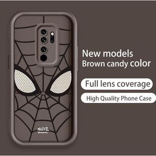 Ốp Lưng Cho Redmi Note 8 Pro Hoạt Hình Silicon Mềm Ốp lưng TPU Spider Man web Angel Eye Ốp Lưng Chống Sốc