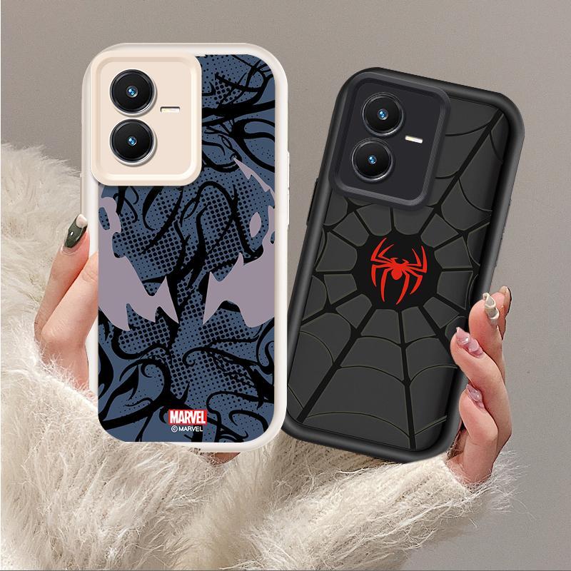 Ốp Lưng Cho VIVO Y22 4G Y22S 4G Hoạt Hình Silicon Điện Thoại Thông Minh Mềm Ốp Lưng TPU Spider Man Venom Thoáng Mát Mắt Thiên Thần Chống Sốc Ốp Lưng