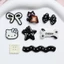 Set Charm Hello Kitty Đen Trắng 🖤 Mix Mèo Đen Puppy Nơ Chấm Bi Sao Cute Phong Cách Dark Kawaii Hàn Quốc✨