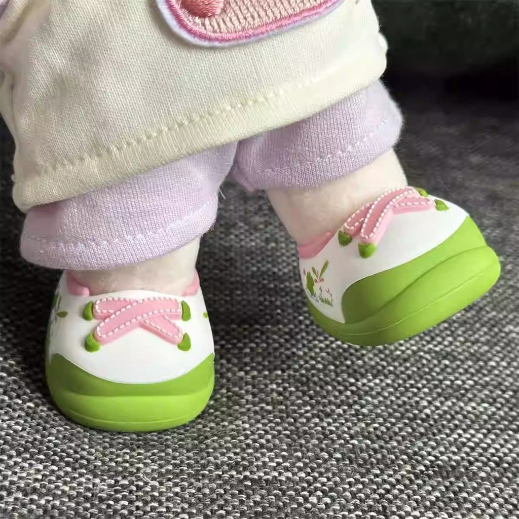 20cm Cotton Búp Bê Tập Đi Giày Hoạt Hình Dễ Thương Búp Bê Có Thể Đứng Giày Bé Trang Phục Phụ Kiện Ảnh Thường Ngày Mặc Cơ Thể