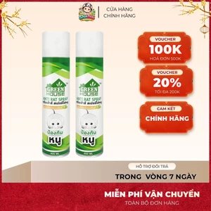 Chai Xịt Đuổi Thằn Lằn - Chuột - Gián Green House Lizard Repellent Spray 300ml - Hàng Chính Hãng Nội Địa Thái Lan