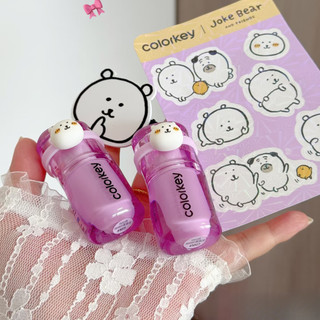COLORKEY Son bóng, vét bùn môi, thoa mịn, dưỡng ẩm, làm mờ đường viền môi