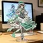 HT3 Nhận Dạng V Naiad Đứng Tấm Tù Nhân Edgar Valden Acrylic Đứng Ký Anime Để Bàn Trang Trí TH3